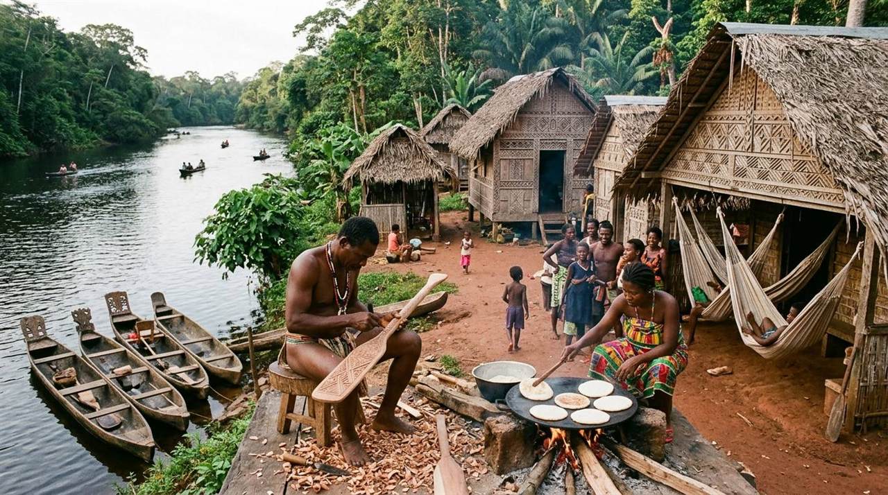 Boven-Suriname Marron Dorpen